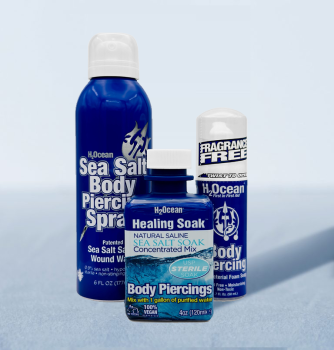 Vegan Sea Salt Body Piercing Aftercare Kit